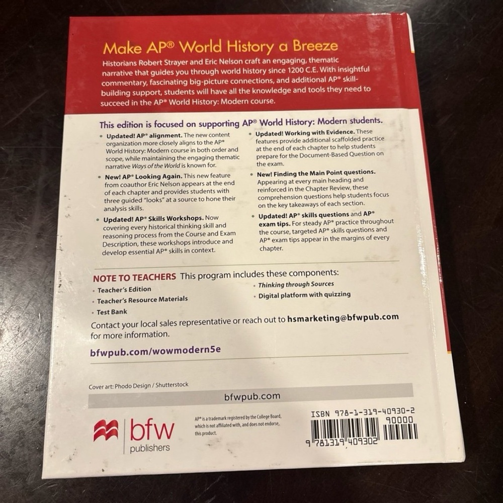 Ways of the World for the AP® World History Modern Course A Global History - Picture 3 of 3